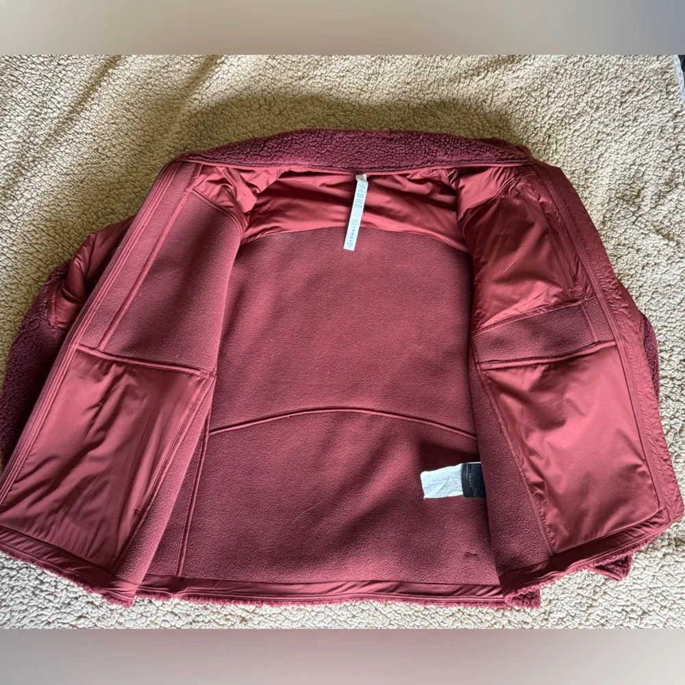 Lululemon textured fleece full zip jacket - Picture 4 of 6